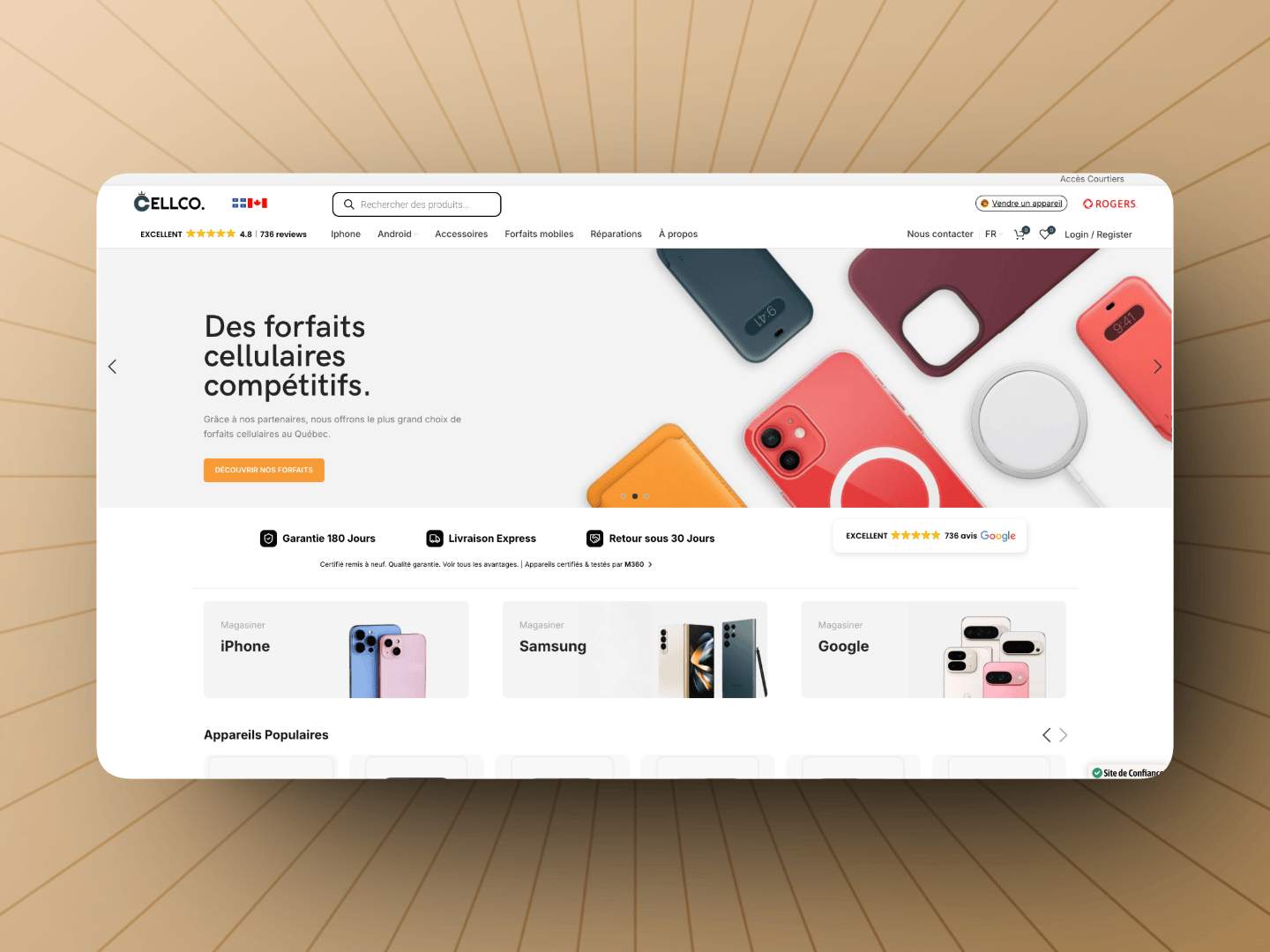 Preview of Cellco.ca Marketplace